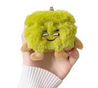 Cute Cartoon Plush Case Compatible with AirPods- Fluffy Protective Cover with Full Enclosure, Soft Skin-Friendly Fabric for Wireless Headphones (Green Compatible with airpods pro 3)