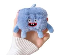Cute Cartoon Plush Case Compatible with AirPods- Fluffy Protective Cover with Full Enclosure, Soft Skin-Friendly Fabric for Wireless Headphones (Blue Compatible with airpods pro 3)