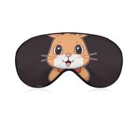 Cute Cartoon Rabbit Sleep Mask for Women Men Side Sleeper Eye Cover with Adjustable Strap Soft Breathable Blackout Mask Slip-Free Deep Sleeping Travel Essentials