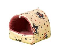 Cute Cartoon Rabbit Squirrel Mini Cage Guinea Nest Small Animal Mice Rat Pet Warm Hamster Winter Soft House Bed Sleeping Mat