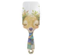 Cute Cartoon Reindeer Hyper-realistic Style Vivid Colors gentle brushes for blow Designed scalp massager for hair growth with Ergonomic handle cepillo para pelo rizado
