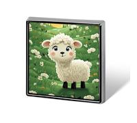 Cute Cartoon Sheep Brooch Pins Lapel Pins for Men Women Badge Button Cover Decorative Jewelry Charms for Hats Bags Backpacks Suits Shirts Scarves Clothing Accessories Banquet Wedding Gift