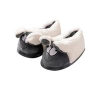 Cute Cartoon Sheep Plush Slippers Warm Winter House Slipper Shoes | Cozy Indoor Footwear with Funny 3D Design | Fluffy Cotton Material, Anti-Slip Soft Sole, Comfortable Home Wear for Adults