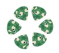 Cute Cartoon Sheep print Guitar Picks 12PCS Mixed Gauges(0.46/0.71/0.96mm) with Case, for Guitar/Ukulele