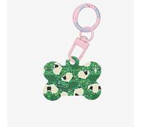 Cute Cartoon Sheep Printing Acrylic Dog Bone Ornament,Dog Tags Personalized Pet Ornament, Key Chain Bone Shaped Id Tags