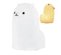 Cute Cartoon Silicone Llama - 8.5x10.3x13cm Product Dimensions, Soft Bedside Lamp, Eye Protection Lighting | Ambient Warm Environment Childrens Room Sleep Assistant Charming Decor