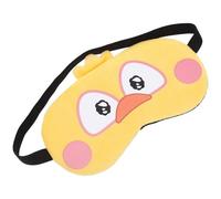 Cute Cartoon Sleep Mask Cloth Eye Mask for Sleeping Yellow