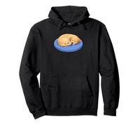 Cute Cartoon Sleeping Labrador Retriever Dog Pullover Hoodie