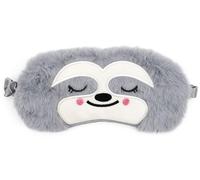 Cute Cartoon Sloth Eye Mask for Sleeping, 3D Animal Eye Masks Plush Sleep Mask Cartoon Blindfold Eyeshade Travel Eye Cover for Women Men Kids Girls Children