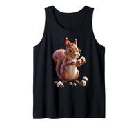 Cute Cartoon Squirrel Funny Unisex Design For Men Women tee Tank Top