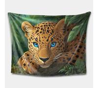 Cute cartoon tiger pattern blanket, made of super soft wool, suitable as a gift for boys, girls, children, teenagers and adults on the sofa. (05,31 * 40in)