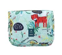 Cute Cartoon Tiger Travel Hanging Cosmetic Storage Bag, Portable Makeup Wash Organizer with Large Capacity, Polyester Cosmetic Bag for Men Women, Perfect for Travel Camp