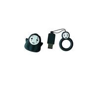Cute Cartoon Usb 2.0 Flash Drives No Face Man 32GB Memory Stick Pendrive for Computer Car (128GB)