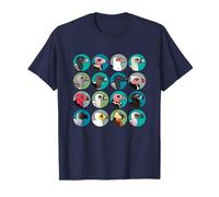 Cute Cartoon Vultures T-Shirt | Birdorable Vulture Portraits T-Shirt
