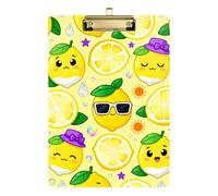 Cute Cartoon Yellow Lemon A4 clipboard Accessories Waterproof for 5th Grade Classroom Essentials for Teachers Size 9 x 12