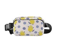 Cute Cartoon Yellow Monsters Cute Waist Bag Fanny Pack for Men Women Large Capacity Bum Bag Belt with Adjustable Strap for Travel Shopping Running, Cute cartoon yellow Monsters, One Size