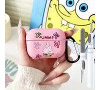 Cute Case for Airpod Pro/Pro 2 Gen Cases 2019/2022, Funny 3D Cartoon Kawaii Cool Cover with Cleaning Kit & Keychain for Apple Airpod Pro 2nd/1st Generation for Boys Girls Kids Teen,Pink PStar