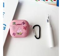 Cute Case for Airpods 3rd Generation Cases 2021, Funny 3D Cartoon Kawaii Cool airpod 3 Case Cover with Cleaning Kit & Keychain for Apple Air pod 3 Gen for Boys Girls Kids Teen,Pink PStar