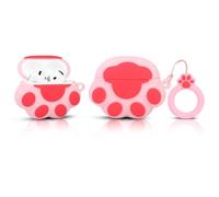 Cute Case for AirPods 4th Generation, for AirPods 4 Wireless Earbuds, XMBYGY Silicone Cartoon Charging Case Shockproof Protective Headphones Cover with Carabiner for Man Woman Teen