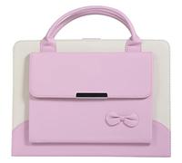 Albc Cute Case for iPad 9th Generation 2021 / iPad 8th 7th Generation/iPad 10.2 Inch/iPad Air 2019 (3rd Generation) / iPad Pro 10.5 Inch 2017 - Smart Slim Handbag Leather Stand Cover,Pink