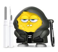 Cute Cases for AirPods 4 Case Cover 2024 with Cleaner kit,3D Cartoon Character AirPods 4th Generation Case,Funny Anime Kawaii Cool Silicone Airpods 4 Accessories with Keychain for Women Girls Boys