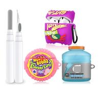 Cute Cases for AirPods 4 Case with Cleaner Kit,3D Kawaii Silicone AirPods 4th Generation Case Cartoon Food Funny Protective Cover Accessories for AirPods 4 Gen (2024) for Woman Girls Boys Kids