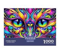 Cute Cat, 1000-piece Jigsaw, Calming Yet Stimulating Indoor Activity, Perfect for Keepsakes Or Gallery Walls, Suitable for Ages 8+, 70x50cm/1000pcs