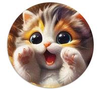 Cute Cat 1000 Piece Jigsaw Puzzle for Adults Lovely Kitten Brainteasing Jigsaws Challenge Games Creativity & Gift Giving 1000pcs (67.5x67.5cm)
