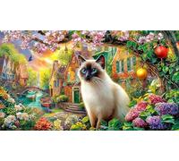 cute-cat Adult Jigsaws 1000 Pieces Puzzle Game Fun Present & Activity for Home for Adults and Kids Age 12 Years Up Educational Games 70x50/1000pcs