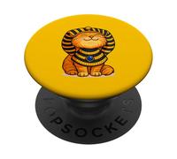 Cute Cat Ancient Egyptian Gods Pharaoh Funny Egypt Mythology PopSockets Adhesive PopGrip