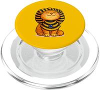 Cute Cat Ancient Egyptian Gods Pharaoh Funny Egypt Mythology PopSockets PopGrip for MagSafe