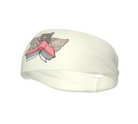 Cute Cat and Textbook Headbands Men Women Non Slip Wicking Sports Sweatband for Gym Basketball Yoga Hairbands