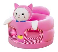 Cute Cat Baby Sit up Seat - 40x40x35cm Soft Plush Infant Floor Chair with Secure Back Support