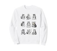 Cute Cat Baking Pastry Chef Sweatshirt
