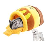 Cute Cat Bed - 8.27 Inches Snug cat Lounge, Pet hideouts Dome, Covered Animal Den With Soft Pad | Kitten Haven For Calm Repose Fostering Collected Quietude Uplifting Evening Rhythms Strengthening