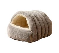 Cute Cat Bed | Foldable Calming Winter House | Soft Kitten Bed Cat Sleeping Bag | For Kittens Rabbits Small Dogs Indoor Home Apartment Living Room Cold Weather