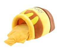 Cute Cat Bed, Honeypot Pet House, Interactive Washable Pussycat Cave with Removable Cushion, Soft Puppy Tent, Ideal for Indoor Cats & Small Pets During Halloween or Year Round Use