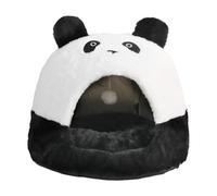 Cute Cat Bed Panda Design Removable Outer Cover Puppy House Pet Supplies