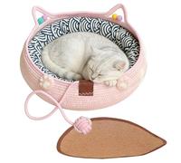 Cute Cat Bed: Removable and Washable Cushion, Breathable Cotton Fabric, Modern Design | Comfortable Bed for Napping, Resting Without Damaging Joints and Snuggling Comfortably