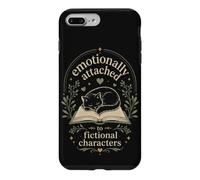 Cute Cat Book Lover Reader Fiction Fan Quote Aesthetic Case for iPhone 7 Plus/8 Plus