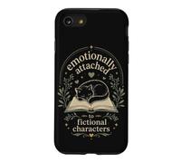 Cute Cat Book Lover Reader Fiction Fan Quote Aesthetic Case for iPhone SE (2020) / 7/8