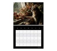 Cute Cat Calendar - 2026 Wall Planner for Monthly Scheduling | Jan to Dec Design with Cat Pattern, Family Home Living Room Study Room Office School Planning, Decorative Organizer, Easy Hanging Use
