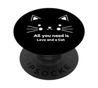 Cute Cat - Cat Lovers PopSockets Adhesive PopGrip