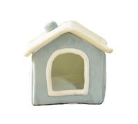 Cute Cat Cave - Washable Kitten Bed | 40x35x32cm Cat Tent with Anti Skid Base Bottom, Soft Cotton Cloth Pet Bed, Pet Shelter Sleeping House, Cave Cushion for Indoor Animal Rest