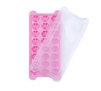 Cute Cat Claw Ice Cube Tray with Lid, Silicone Ice Cube Molds Chocolate Moulds 24 Cubes per Tray Ice Easy Release Ice Silicone Ice Cube Tray for Freezer, Whiskey, Cocktail and Drink