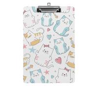 Cute Cat Clipboard Letter Size Paper Clips Nursing Clipboard Writing Board Document Holder