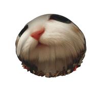 Cute Cat Doll Double Layer Shower Cap for Women Waterproof and Durable Protects Hair During Bath, Beauty
