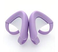 Cute Cat Ears Fits for HypreX Cloud/Cloud Stinger/Cloud Flight Headsets, Universal Fit Lovely Kitty Adjustable Attachment Straps for Video Live Gaming Headphone,Purple & White