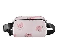 Cute Cat Faces Pink Women Fanny Packs Waterproof Hip Bag Belt Pouch Cute Cross Body Waist Purse, Cute Cat Faces Pink, 8 x 5.3 x 2.3 inch, Funny Cute, Cute Cat Faces Pink, 8 x 5.3 x 2.3 inch, Funny