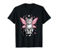 Cute Cat Fairy with Magic Pixie Wings T-Shirt